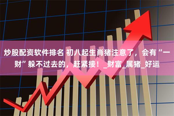 炒股配資軟件排名 初八起生肖豬注意了，會有“一財”躲不過去的，趕緊接！_財富_屬豬_好運